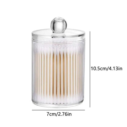 Plastic Cotton Swab Ball Pad Holder Storage Box Makeup Cotton Pad Organizer Bathroom Storage For Cosmetics Makeup Remover Pad