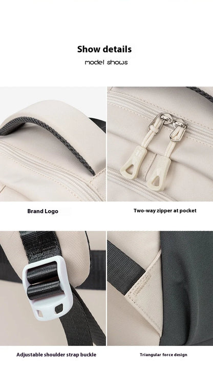 New School Bag with High Appearance Level Junior High School Backpack Large Capacity Primary School Backpack Ins Wind