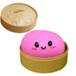 Dumpling Pressure Dumpling Squishies Cute Colorful Bun Toy Slow Rising Stress Relief Fidget Toy for Kids Adults Anti-Anxiety Gif