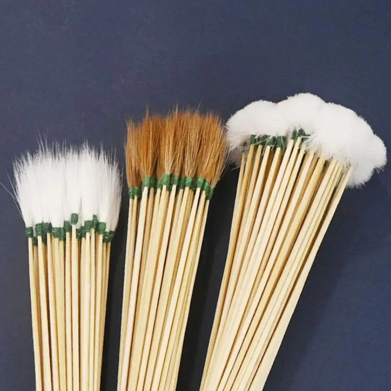 10PCS/Set Goose Earpick Wax Remover Curette Adult Bamboo Handle Ear Dig Tools Spoon Cleaner Stick Health Care