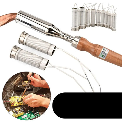 220V 75W100W150W200W300W500W Soldering Iron Core Heating Element Replacement Welding Tool Mica Externally Heating Core