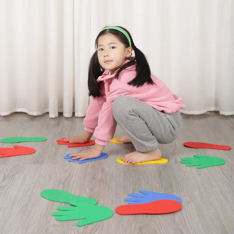 Children Games Kid Hand Feet Sensory Play Crawling And Jump Activity Toy Kindergarten Fun Indoor Outdoor Spielzeug Kinder