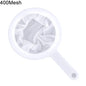 100/200/400Mesh Kitchen Ultra-Fine Nylon Mesh Strainer, Plastic Sieve Fine Mesh with Handle Kitchen Tool for Milk, Yogurt, Juice
