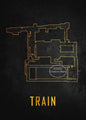 Cs Go Maps Poster First Person Shooter Game Dust 2 Nuke Map Black Print Canvas Painting Wall Pictures for Game Room Wall Decor