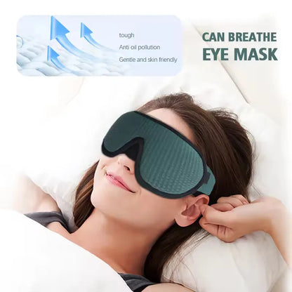 3D Contour Sleep Eye Mask Suitable for Side Sleepers -100% Blackout Soft and Stress Free - Suitable for Travel Napping Yoga