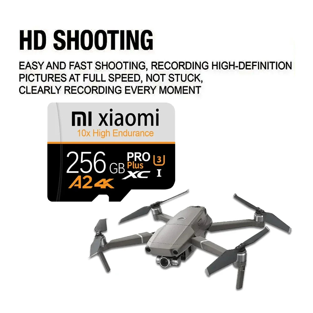 High Speed SD Card 128GB 256GB Original SD Flash Micro TF Card SD Tarjeta Ultra Memory Card 512GB For Xiaomi Electronic devices