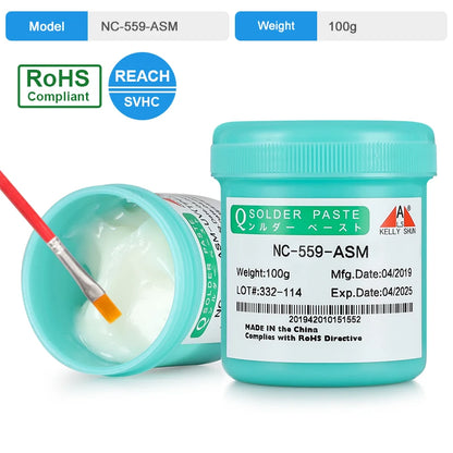 KELLYSHUN Soldering Flux for Welding SMD Desoldering Tin Soldering Paste, BGA Flux, No-Clean Soldering Oil