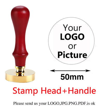 Logo Customize Clay Seal Set -22/25/30/35/40/50mm Customizable Pottery Design Craft Tool for Pottery Ceramic Custom Letter Stamp