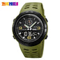 SKMEI  Outdoor Sports Men's Electronic 1655 Watch Dual Display Multi functional Waterproof Student Exploration Watch
