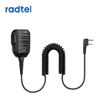 Radte R1S Speaker Microphone with 360° Rotating Belt Clip Loudspeaker for Radtel RT-4D RT-493 RT-860 RT-900 RT-910 RT-910B