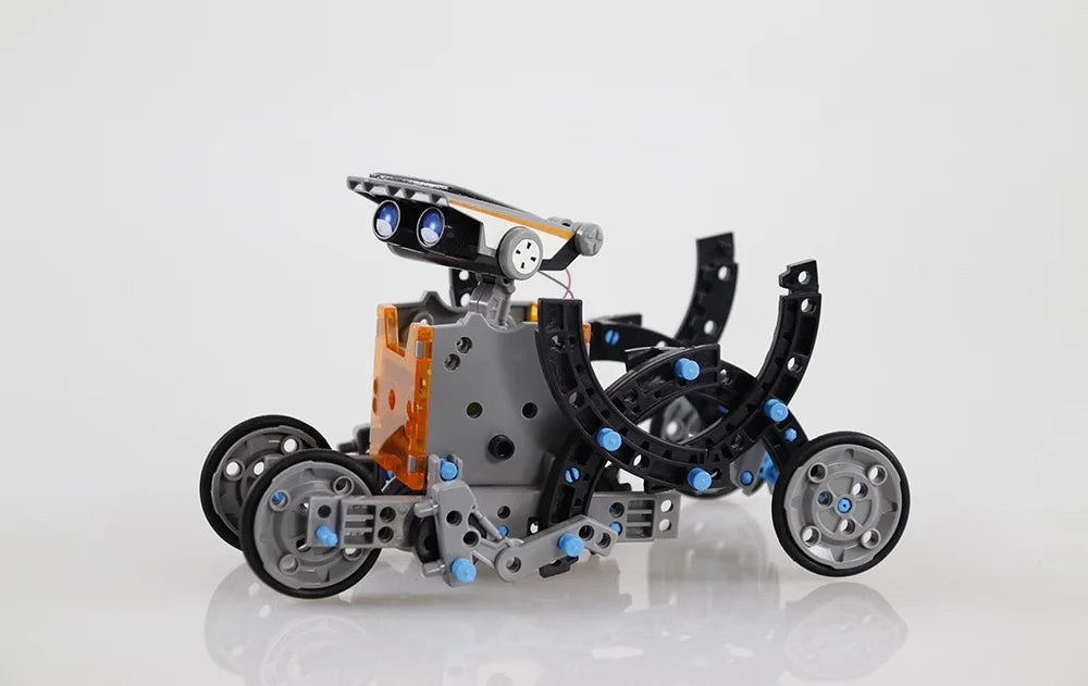 13-in-1 Solar Powered Robot Kit STEM Educational DIY Assembly Toy with Intelligent Science Puzzles Creative Gifts for Boys Girls
