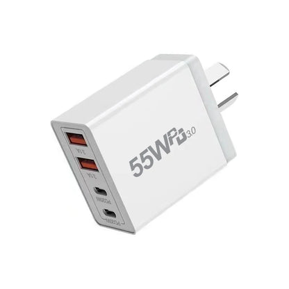 AU Plug Fast USB Charger Type C Charger for Xiaomi Redmi iPhone Samsung Mobile Phone Quick Charging Adapter PD Wall Charge