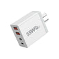 AU Plug Fast USB Charger Type C Charger for Xiaomi Redmi iPhone Samsung Mobile Phone Quick Charging Adapter PD Wall Charge