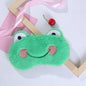 1pc Sleeping Mask Sleeping Blindfold Soft Plush Eye Masks Cute Cat Eye Cover Plush Mask Eyepatch Nap Health Eye Cover
