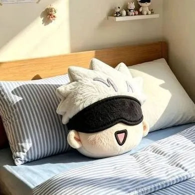 Jujutsu Kaisen Satoru Gojo Anime Plush Toy Cute Body Pillow Seat Cushion Car Bedroom Decor Soft Plushie Merchandise