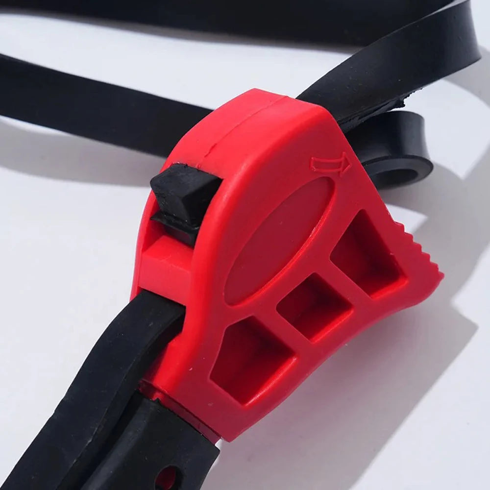 6inch Belt Wrench Oil Filter Puller Strap Spanner Chain Wrench Strap Opener, Adjustable Disassembly Tool Opener Tool