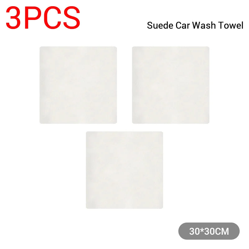 SEAMETAL Car Care Cleaning Towel Natural Sheepskin Quick Drying Cloth Super Absorbent Washing Towels Car Wash Tool Accessories