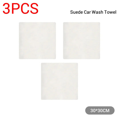 SEAMETAL Car Care Cleaning Towel Natural Sheepskin Quick Drying Cloth Super Absorbent Washing Towels Car Wash Tool Accessories