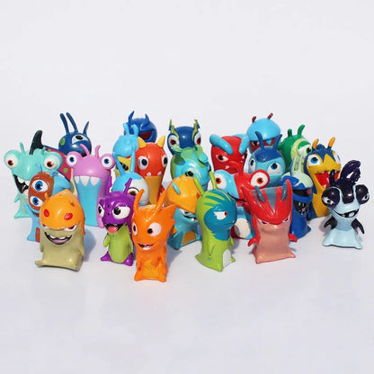 24pcs Slugterra Slug Magic Beast Monster Kawaii Cute Anime Character Model Series Toy Gift Children Adult Cartoon Elf Anime Toy
