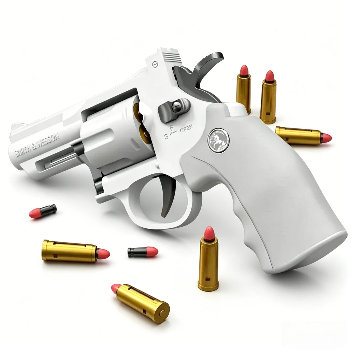 Revolver ZP5 357 Toy Gun Continuous Firing Launcher Pistol Soft Dart Bullet CS Outdoor Battle Game for Teenagers Adult Play