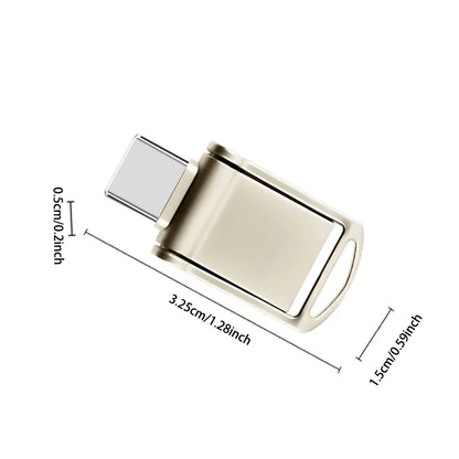 Mini Flash Drive USB 3.0 Fast Type C Pen Drive Memory Stick High Speed Data 32GB 64GB 128GB For Computers Phone PC Fast U Disk