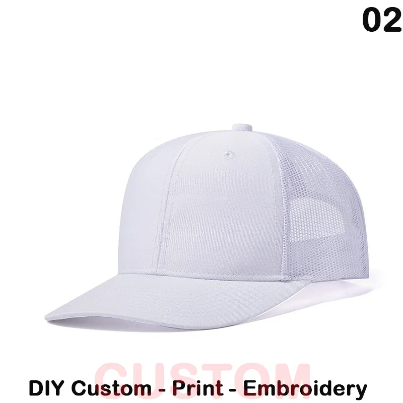 Fedoryn Custom Embroidery Baseball Cap for Men and Women DIY Design Mesh Cap LOGO Print Hat Quality Truck Hat Wholesale Unisex