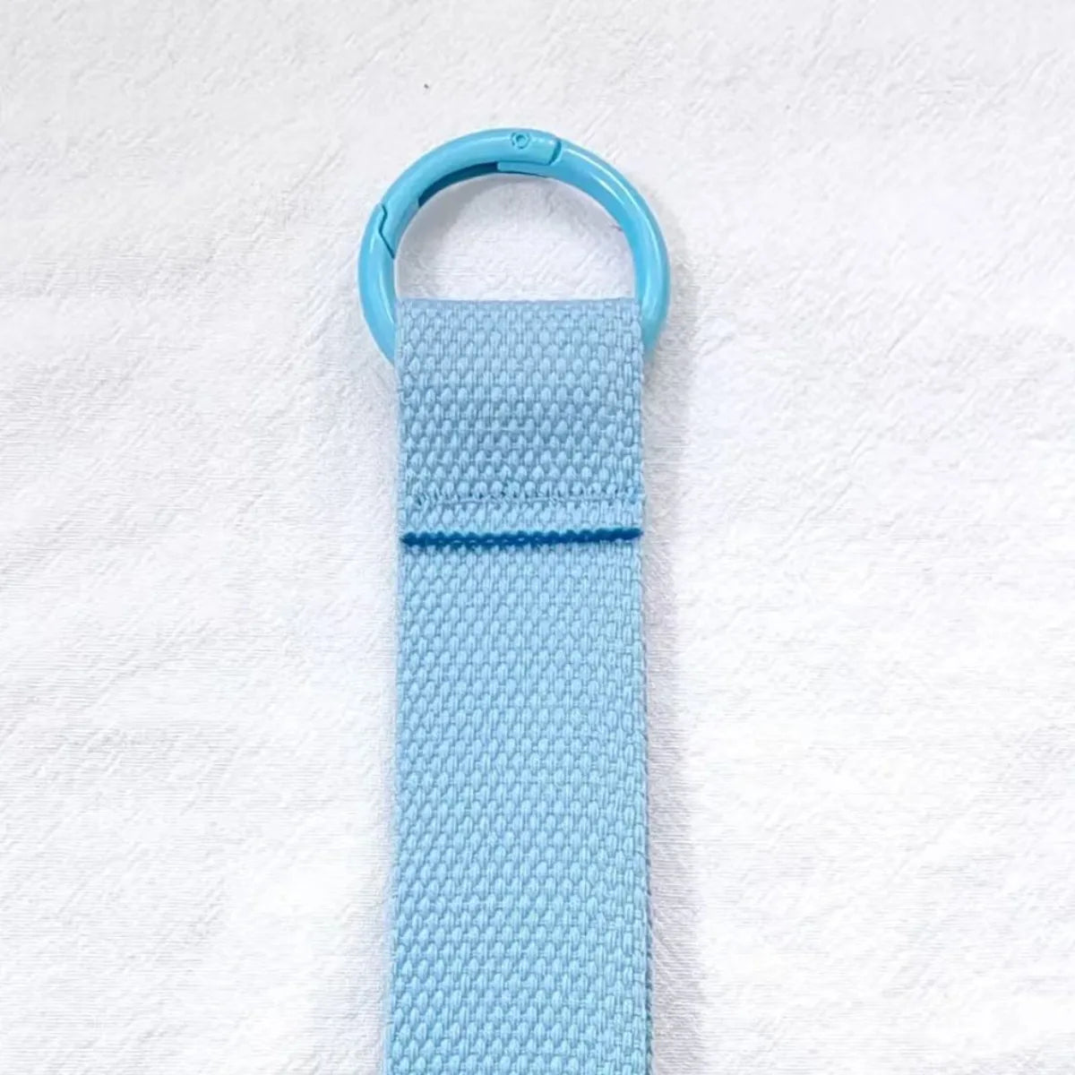 Custom LOGO Keychain Blank Canvas Strap Lanyard Backpack Floating Weave Pendant Personalize  Print Name Webbing Wholesale