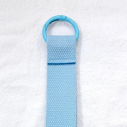 Custom LOGO Keychain Blank Canvas Strap Lanyard Backpack Floating Weave Pendant Personalize  Print Name Webbing Wholesale
