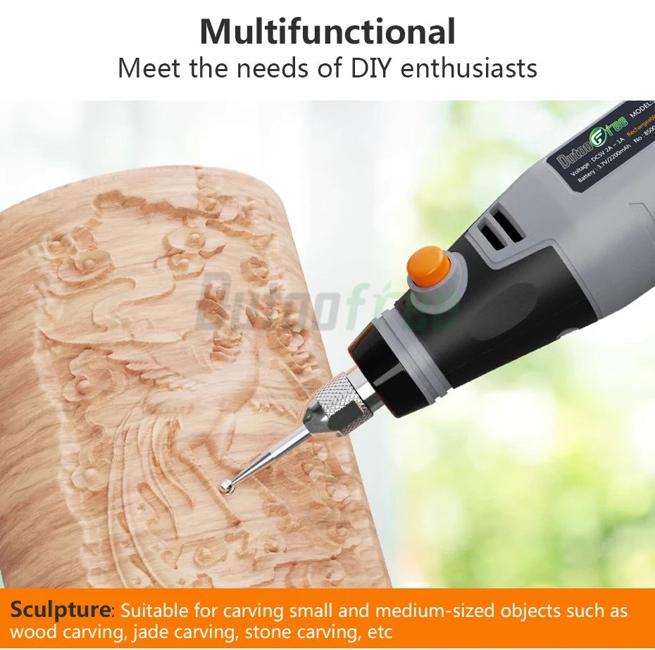 35W Rechargeable Electric Drill 3 Speed Engraving Pen USB Cordless Rotary Tool For Jewelry Metal Dremel Tools 8500r-21000r/min