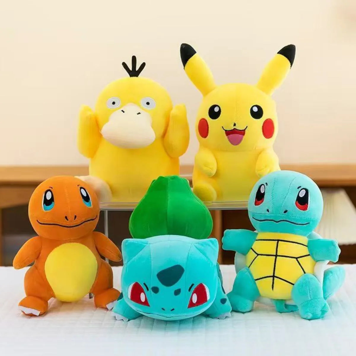 25cm Pokemon Bulbasaur Plush Stuffed Doll Toy Soft Anime Dolls Stuffed Animal Kawaii Throw Pillow Birthday Gift for Boys Girls