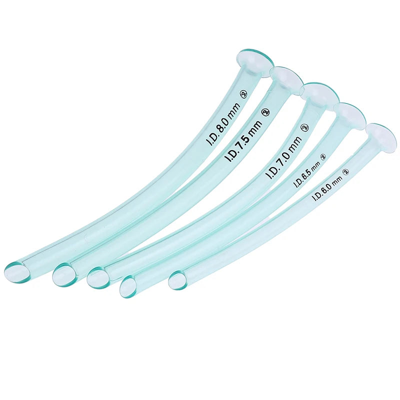 6/6.5/7/7.5/8mm Disposable Nasopharyngeal Airway Nasal Pharyngeal Duct Health Care Kit Accessory