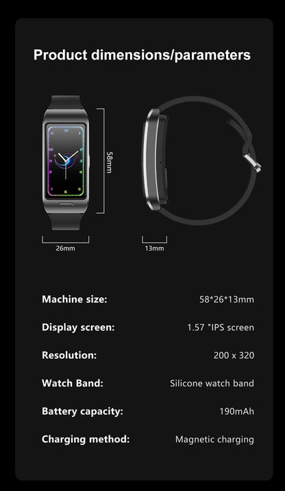 LIGE Smart Watch 2 In 1 TWS Headset 1.57" Men Women GPS Sports Fitness ECG Heart Rate Watches Bluetooth Call Music Smartwatch