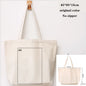 Canvas Cotton bag grocery handbag Foldable Fabric tote bag portable Storage organizer Shopping bag for woman Cloth organizer bag