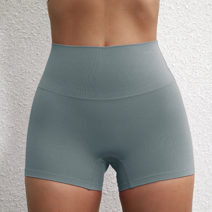 Sexy Solid Color Women Fitness Sport Short High Waist Athletic Yoga Short Leg Cycling Comprehensive Training Jogging Squat Proof