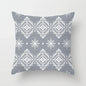 European Gray Pillowcase Geometric Pillow Cover Sofa Cushion Cover Garden Throw Pillows Hotel Outdoor Cushions car Chair 45X45cm