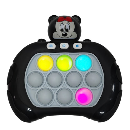New Sanrio Kuromi Quick Push Game Pop Up Fidget Bubble Electronic Pop it Pro Game Lightweight Anti-Stress Toy Adult Gift