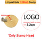 Custom Branding Iron Personalized LOGO Stamp for Woodworking Steak BBQ Leather Craft Brass Heating Tool DIY Steak Burger Wood
