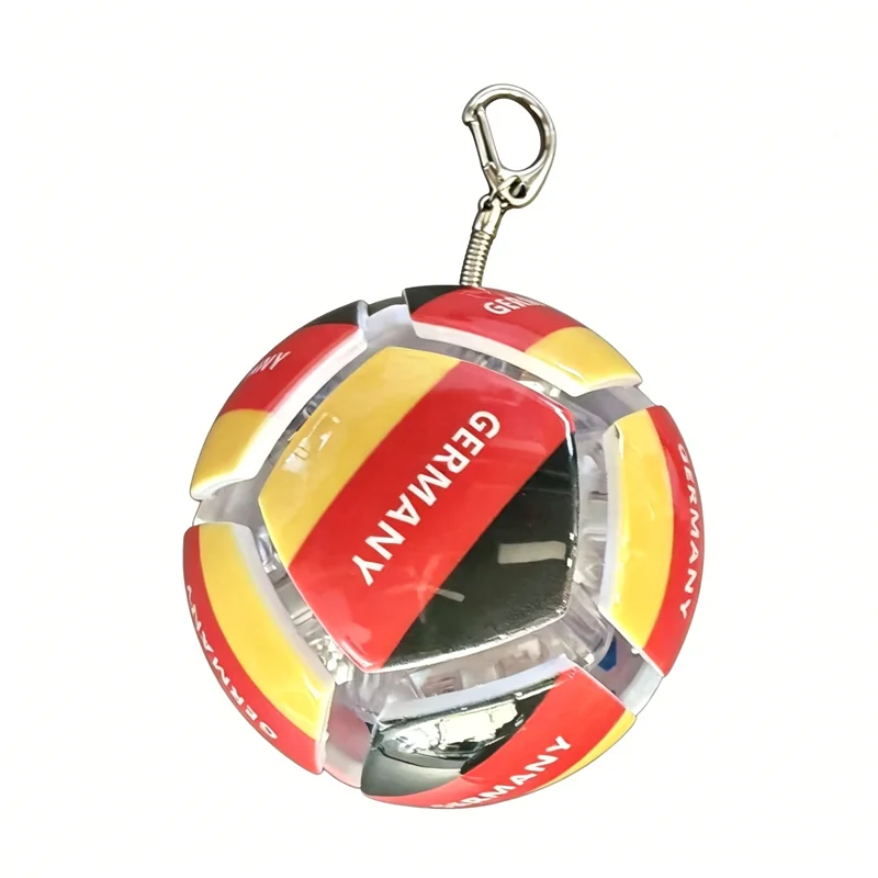 USA Mexico Canada All Country Flag Football Keychain Fidget Stress Ball Squishy Decompression Toy Anxiety Relief Fan Souvenir