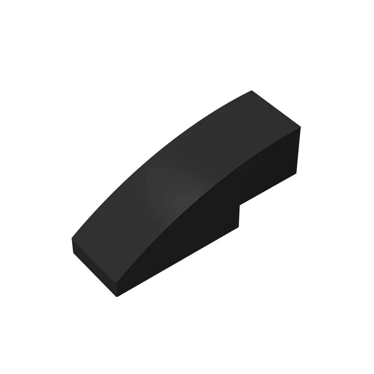 100pcs MOC Part 50950 Slope Curved 3 x 1 No Studs Building Block Particles DIY Construction Compatible Brick Toy Kid Gift
