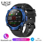 LIGE nowy wytrzymały wojskowy smartwatch z połączeniami Bluetooth dla mężczyzn 1,95" ekran HD 100+ trybów sportowych monitorowanie zdrowia Smartwatch dla Androida i iOS