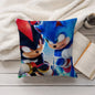 Movie S-Sonic the T-Hedgehog 3 Pillow Case Home Decoration Cushion Cover Suitable For Bedroom Car Office Sofa
