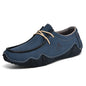 Design Sneakers Man Loafers Breathable Low Top Flat Shoes Driving Plus Size New 2026 Fashion Handmade Leather Casual Men Shoes