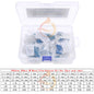 1/8W 1/4W 1/2W 1W 2W 3W 0Ω~10MΩ 1% Metal Film Resistor Resistance Assortment Kit With box