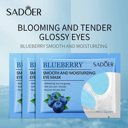 10 Pairs SADOER Crystal Collagen Eye Mask Anti Wrinkle Dark Circles Removal Eyes Bags Moisturizing Eye Patches Skin Care
