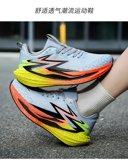 Professional Shock Absorb Sport Running Shoes Ultralight Anti Slip Sneakers For Men Women Workout Marathon Training Footwear
