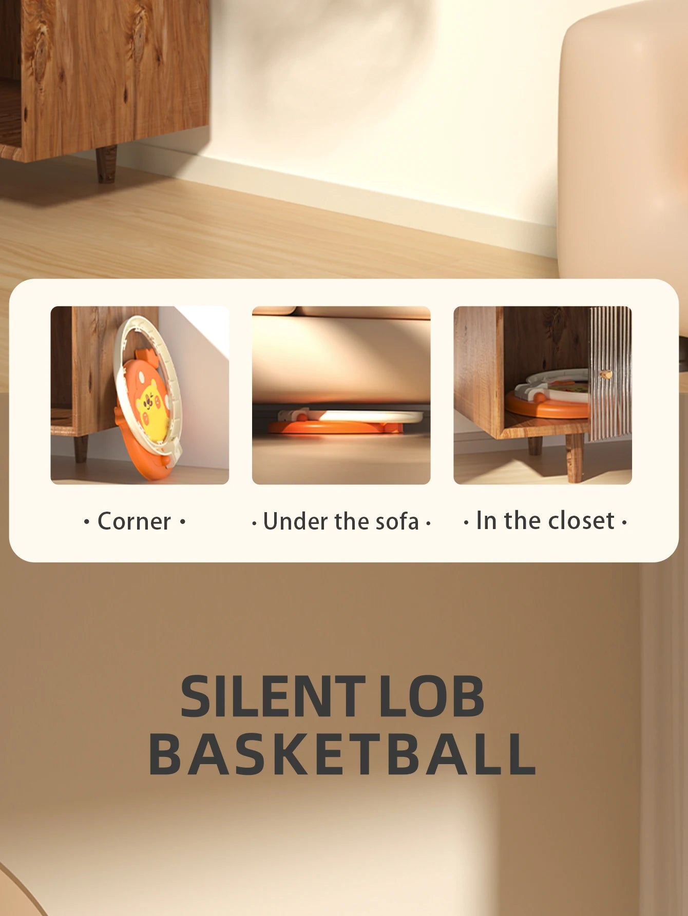 Children's basketball hoop, indoor shooting, hanging, foldable, parent-child interactive ball