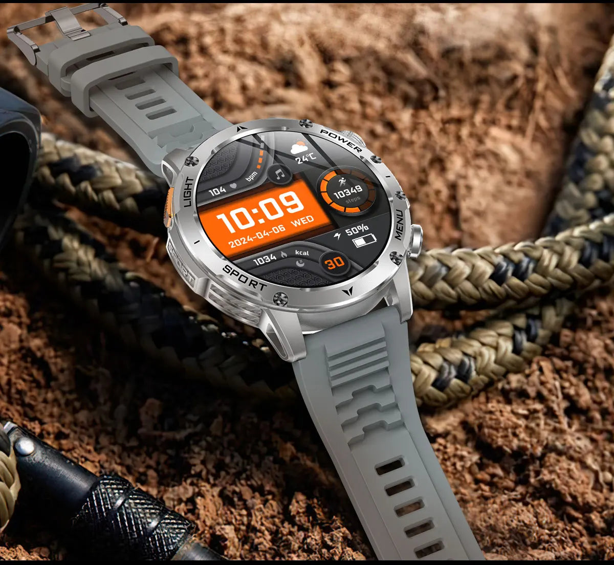 LIGE 2026 New Ultra Military Grade 1000mAh Battery Smart Watch For Men IP68 Waterproof Sports Fitness Bluetooth Call Smartwatch