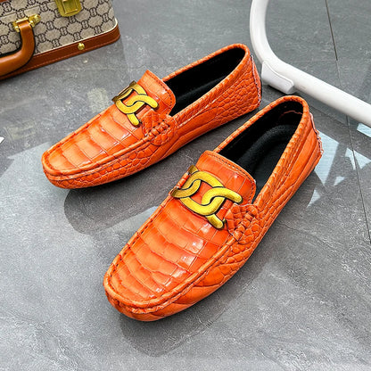 Men Loafers Shoes High Quality Party Shoes Fashion Men Non Slip Casual PU Leather Man Flat Classic Comfy Slip on Men Loafers