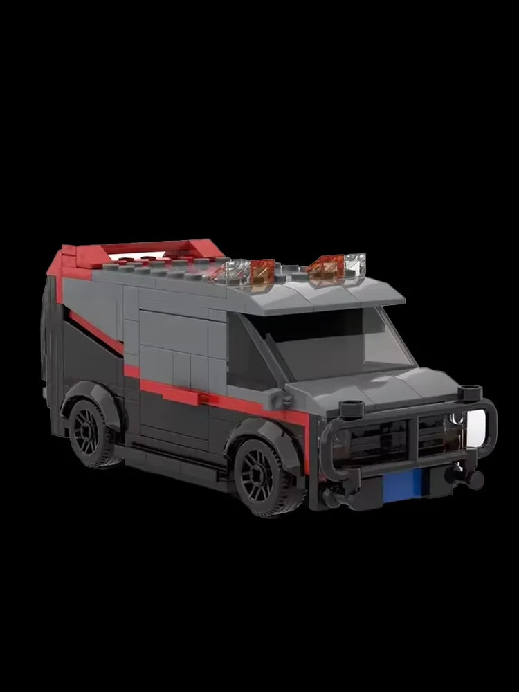 MOC-20604 A-Team Vehicle SWAT Team Car Toy Model Police Department Brick Building Set Children's Toy Gift 242PCS