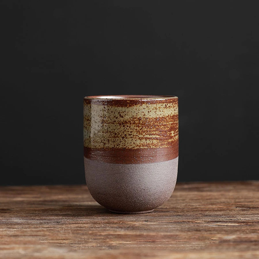 New Vintage Ceramics Cups Japanese Stoneware Porcelain 130ml Tea Mug Healthy Lifestyle Kung Fu Tea Sake Coffee Cups Drinkware